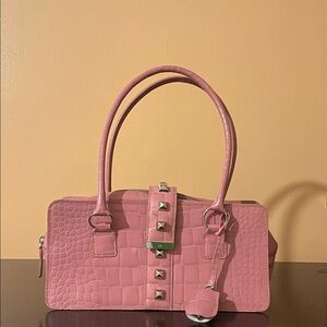 Cynthia Rowley Pink Studded Satchel